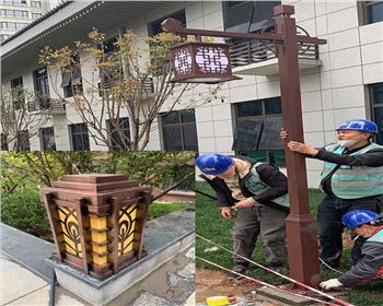 西安小區庭院燈、柱頭燈項目案例  陜西蘭光路燈廠產品 西安小區庭院燈、柱頭燈項目案例  陜西蘭光路燈廠產品